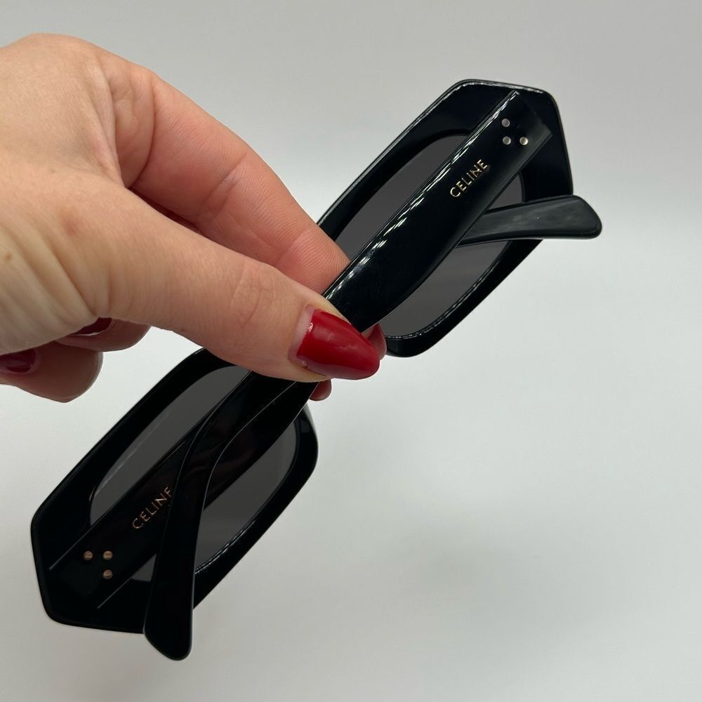 CELINE Sunglasses CL40243I 5101A Black Dark Grey Women NEW - Picture 10 of 14